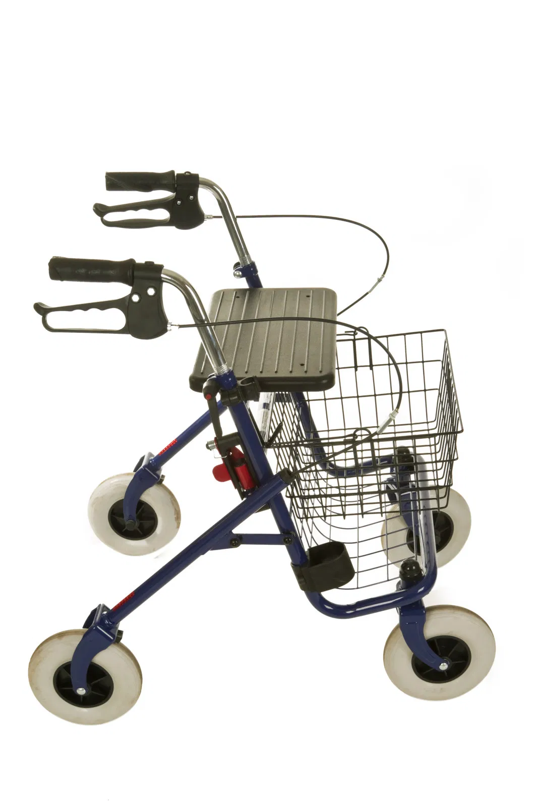 Adjustable Foldable Rollator Walker Mobility Aid for Elderly