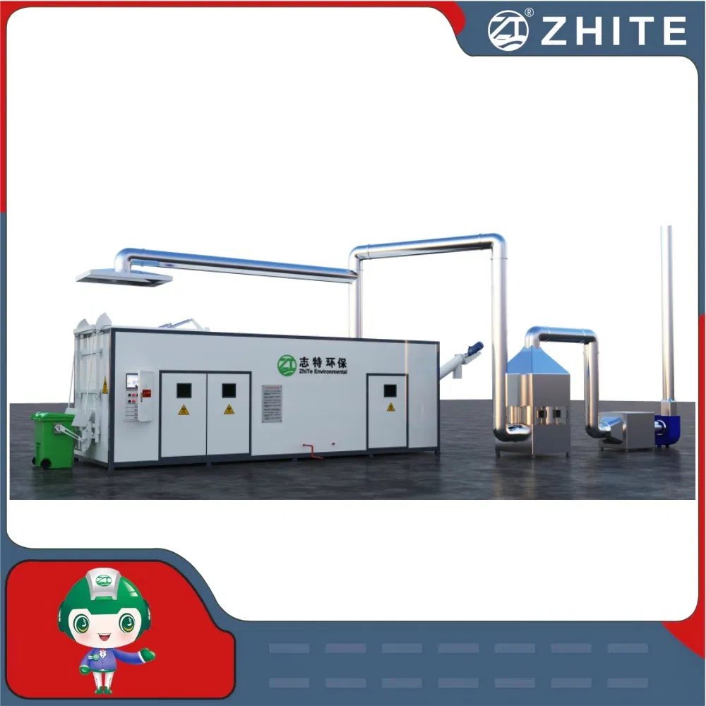 Fixed Medical Waste Treatment Equipment with Microwave Sterilization Disinfection System