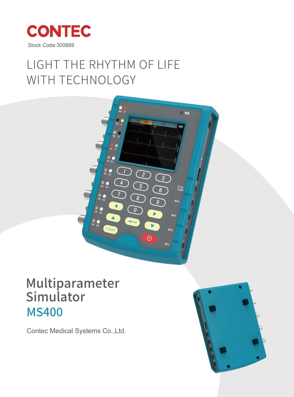 Patient Monitor Simulator MS400 Front View