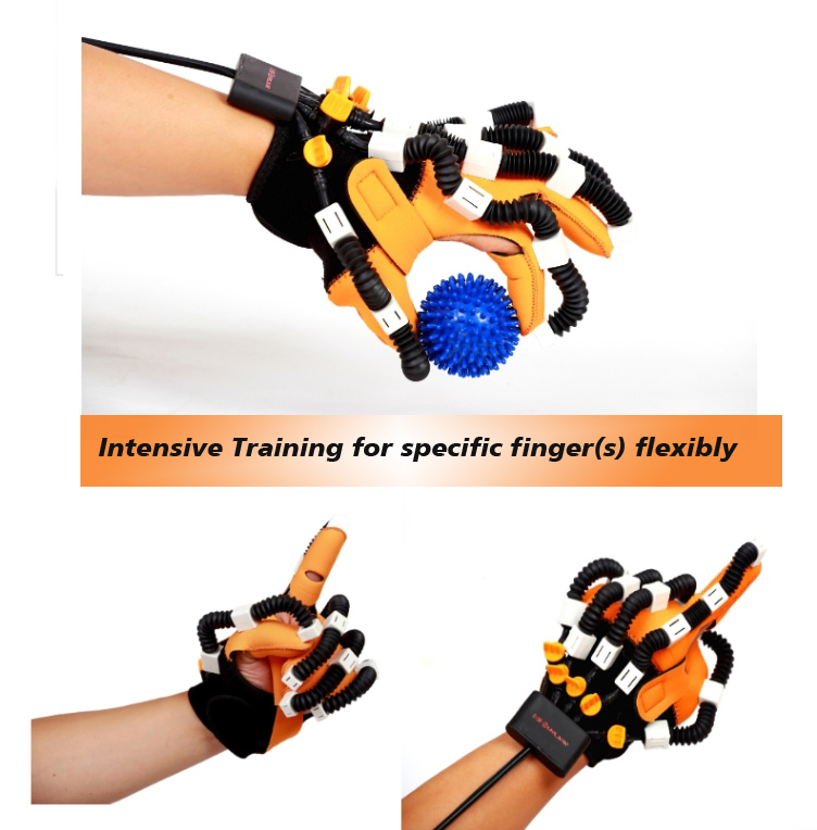 Physical Therapy Equipment Robotic Hand Rehabilitation Device for Stroke Patient