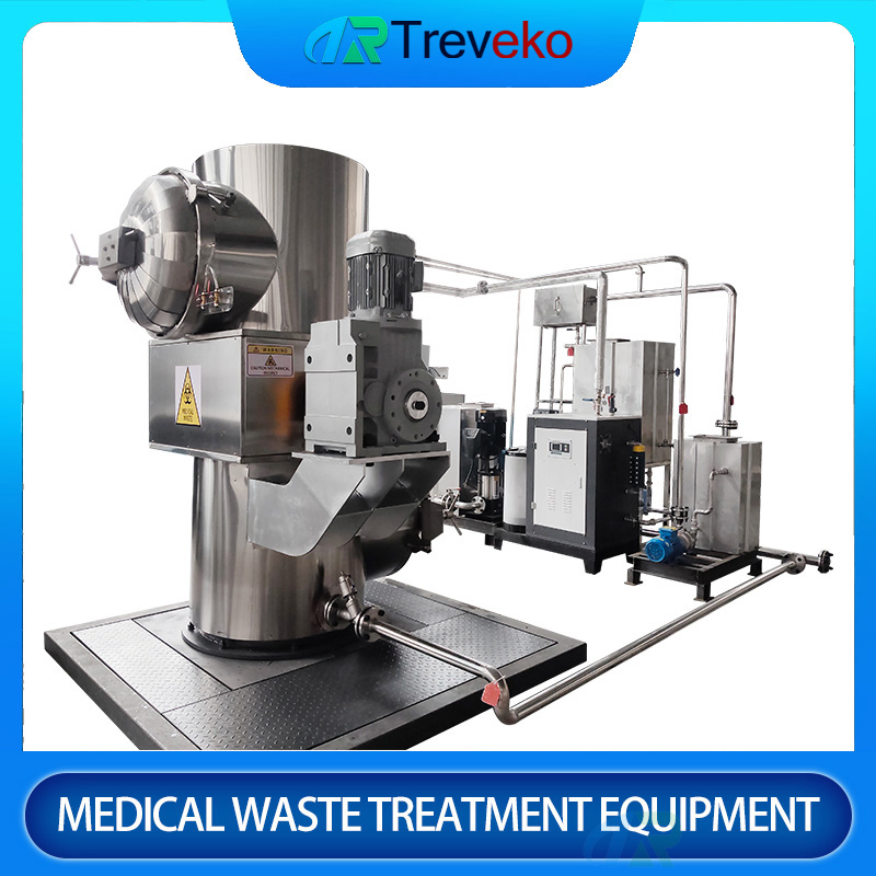 Emergency Backup Medical Waste Steam Sterilizer Equipment with Generator Option
