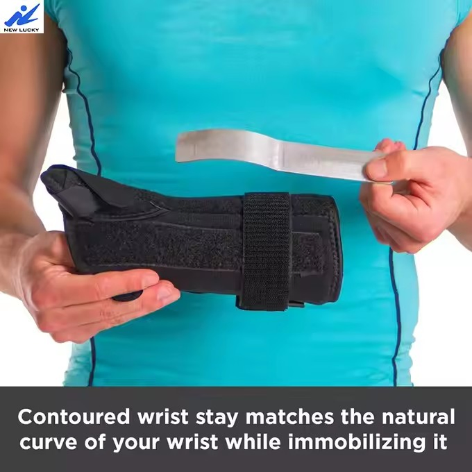 Orthopedics Wrist Splint Black Immobilizer Wrist Brace Support