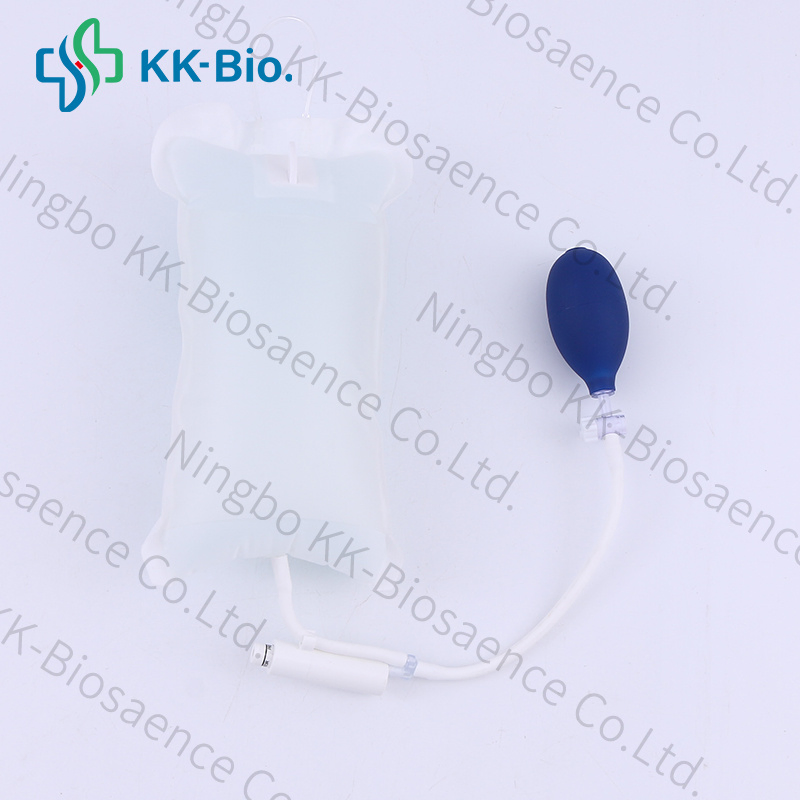 500ml Disposable Medical TPU Pressure Infusion Cuff with Piston Guage