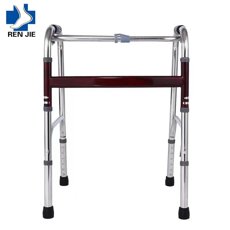 Factory Direct Sale Folding Mobility Frame Walker Walking Aids for Adults