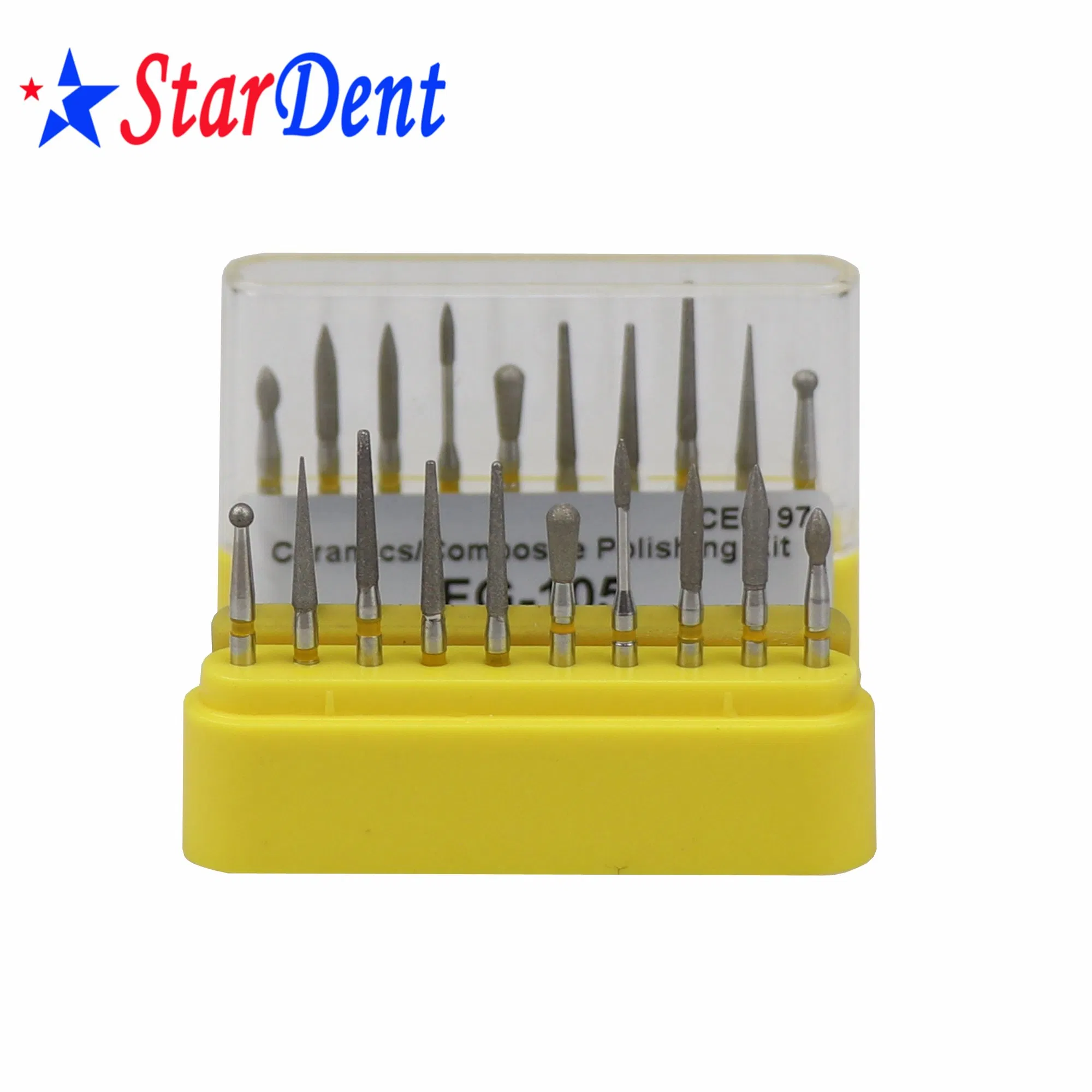 New Dental Diamond Burs Composite Polishing Kit Hospital Medical Lab Surgical Diagnostic Dentist Clinic Equipment