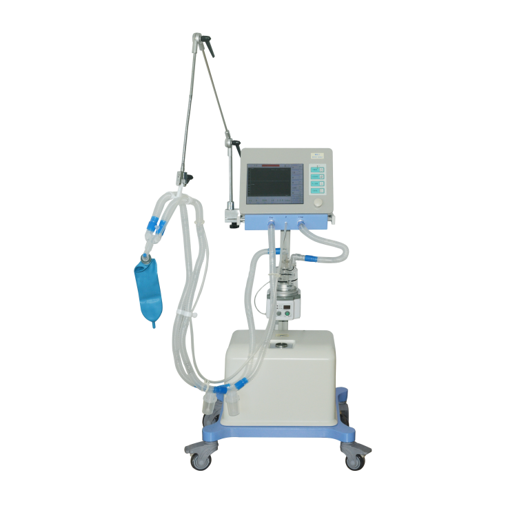 Portable Movable ICU Ventilator Machine Hospital Medical Equipment Air Compressor for Emergency Situation Designed for Human