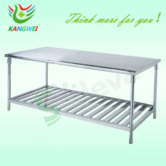Stainless Steel Work Table Hospital Furniture Medical Equipment (Slv-D4025)
