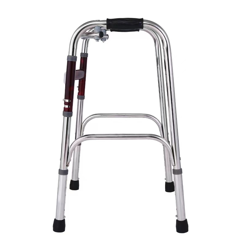 Factory Direct Sale Folding Mobility Frame Walker Walking Aids for Adults