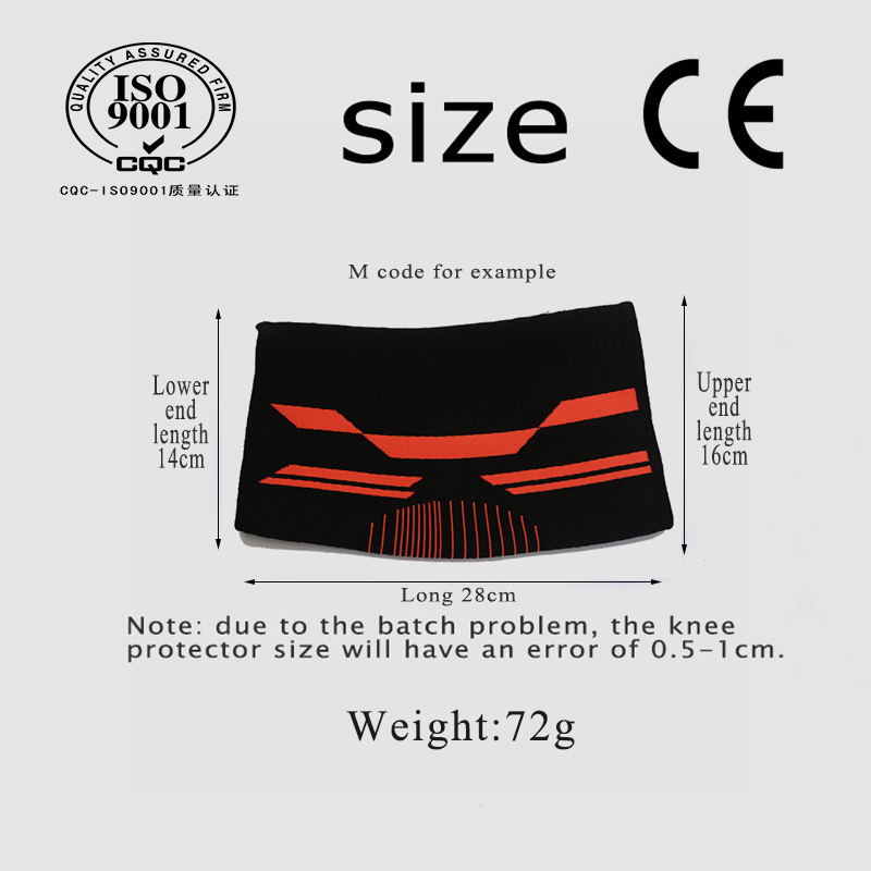 Knitted Orthopedic Knee Support Elastic Volleyball Knee Brace Support