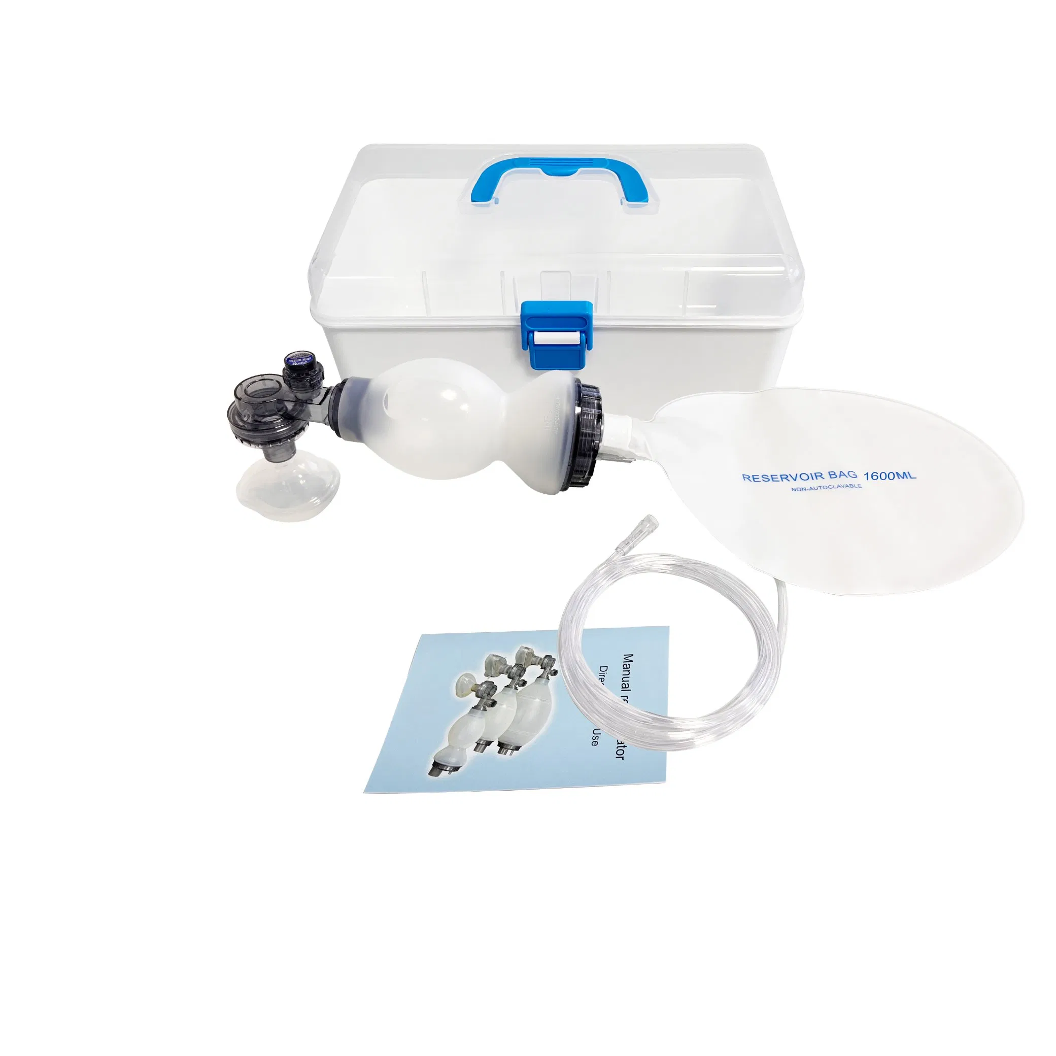 Emergency Disposable Medical CPR Resuscitation Equipment with Oxygen Connection Tube