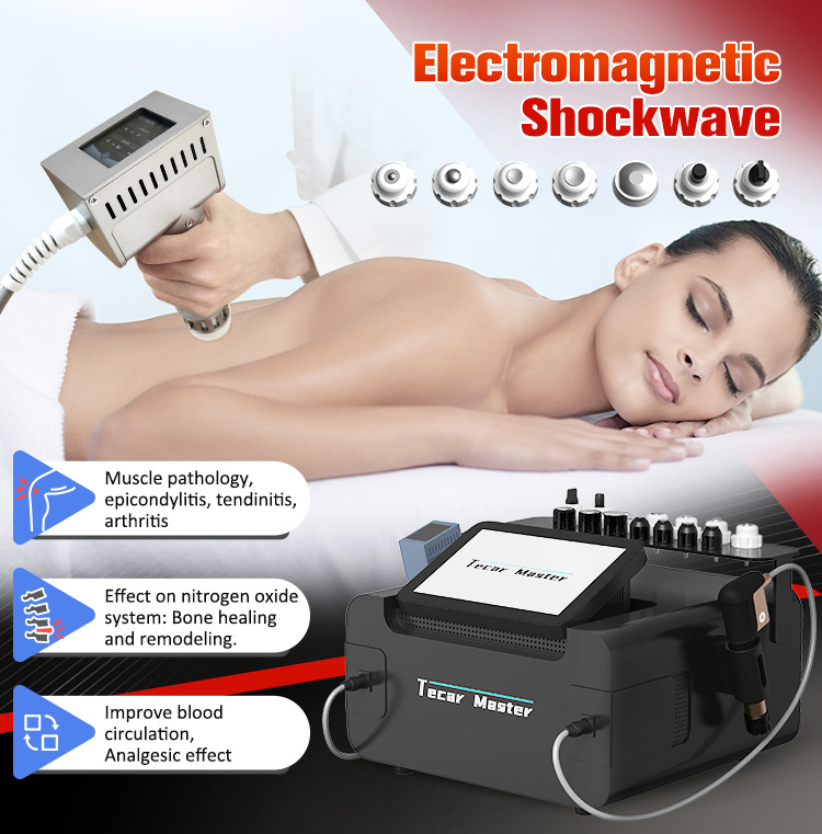 High Intensity Pneumatic Shock Wave Device for Sports Injury Rehabilitation Reducing Cellulite Electromagnetic Shockwave Therapy