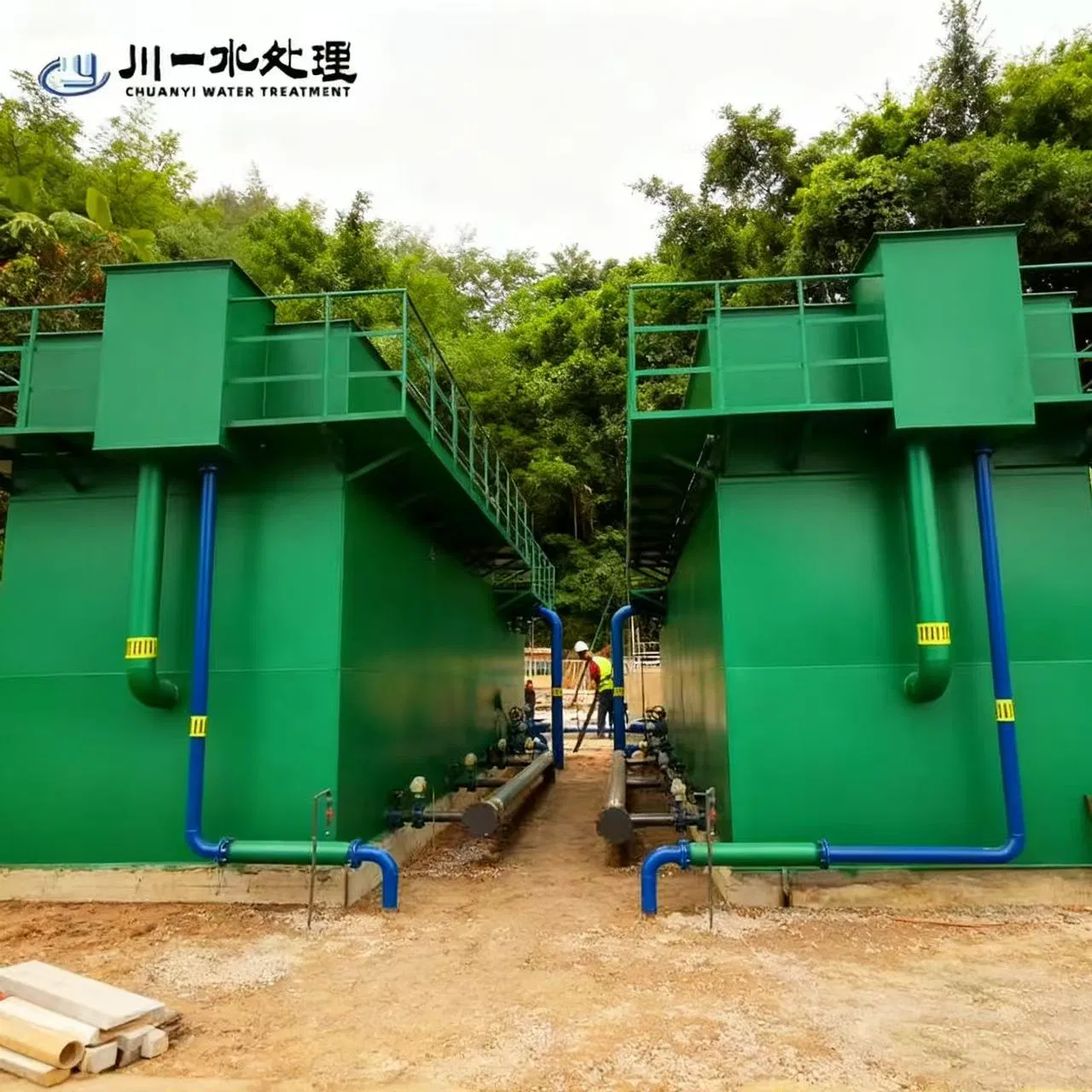 3000m³/Day Elderly Care Institution Water Purification Filtration Treatmentintegrated Water Purification Equipment Domestic Water Purification Plant