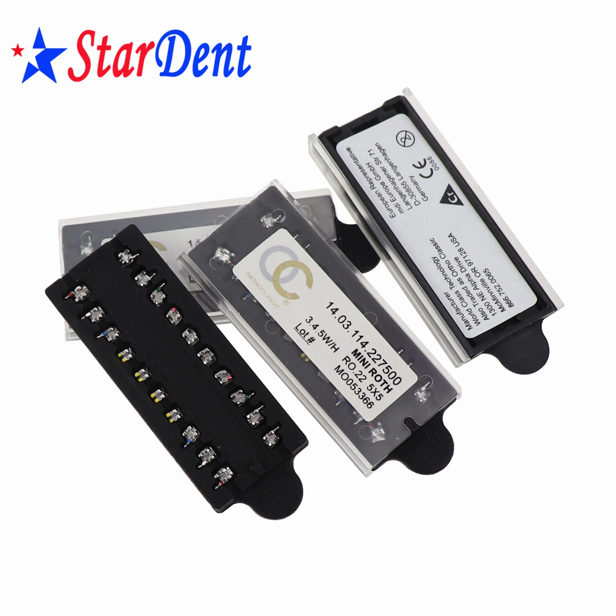 Dental Orthodontic Bracket Mini Metal Braces Roth Mbt Hospital Medical Lab Surgical Diagnostic Dentist Clinic Equipment