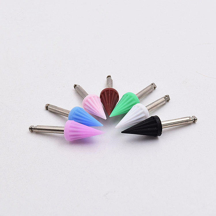 SJ Denxy Dental High Quality Flat Polishing Prophy Brushes Cups Dental Lab Latch Mixed Polish Polisher Dental Equipment for Teeth