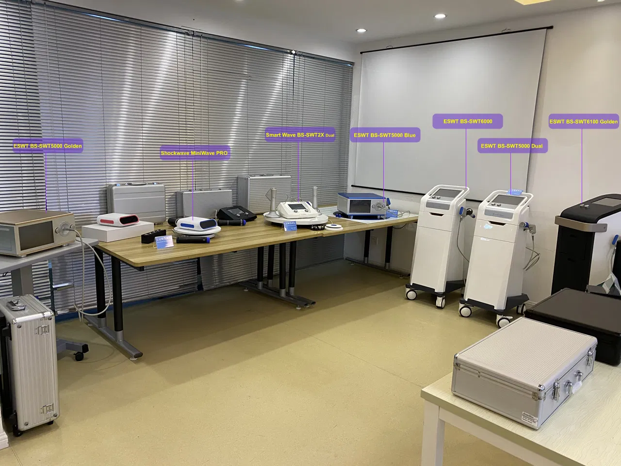 Clinic Use Shockwave Therapy Device for Physiotherapy and Rehabilitation