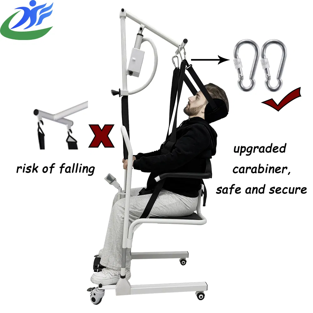 Ready-to-Ship Hydraulic Lift Transfer Chair for Disabled Commode Wheelchair Mobility Aids