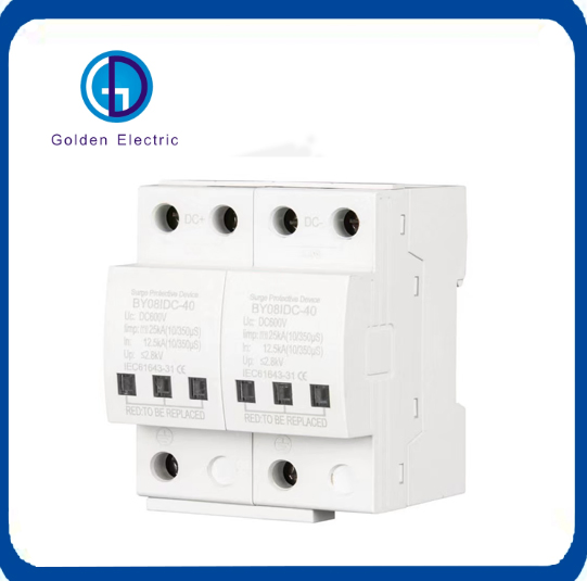 CE Approved Surge Arrester PV System Surge Protector T1 Type 20ka 40ka 60ka 1000VDC Electronic DC SPD Surge Protection Device