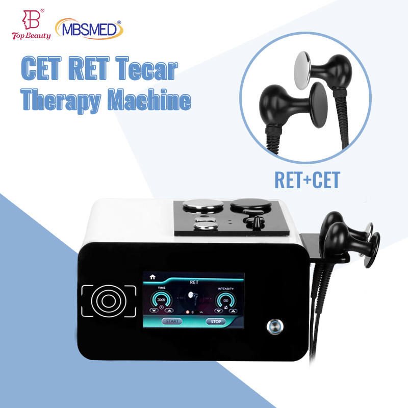 Portable Cet Ret RF448kHz Tecar Therapy Physiotherapy Machine Rehabilitation Physical Therapy Equipment