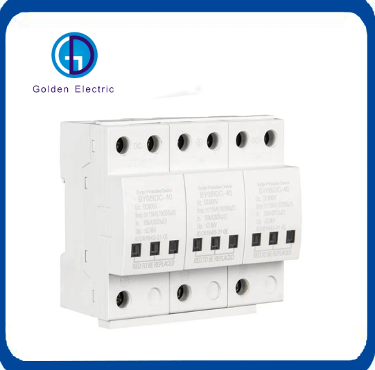 CE Approved Surge Arrester PV System Surge Protector T1 Type 20ka 40ka 60ka 1000VDC Electronic DC SPD Surge Protection Device