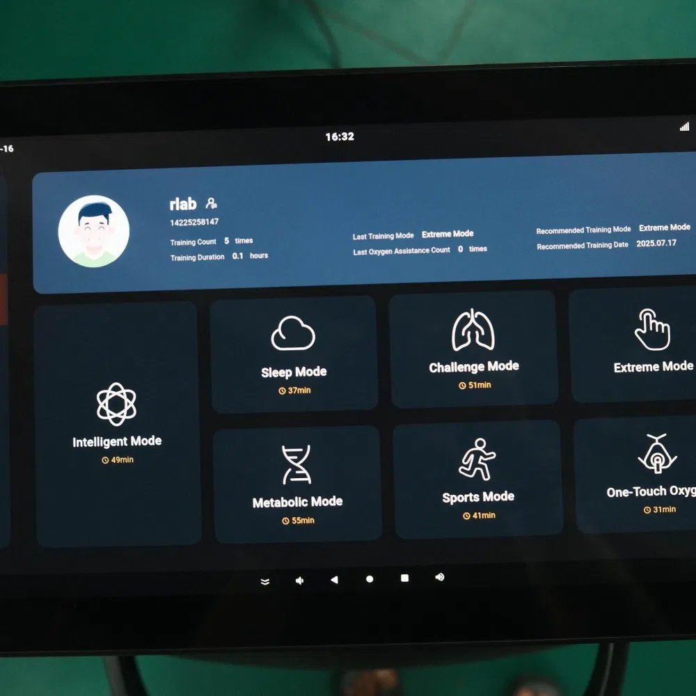 Intermittent Hypoxic Hyperoxic Training Device for Physical Rehabilitation Training Ewot Oxygen Therapy