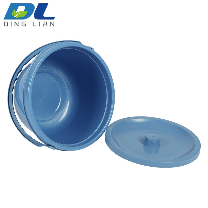 Dl-Single Handle Bucket Medical Equipment Commode Wheelchair Aceesories Dirty Pot