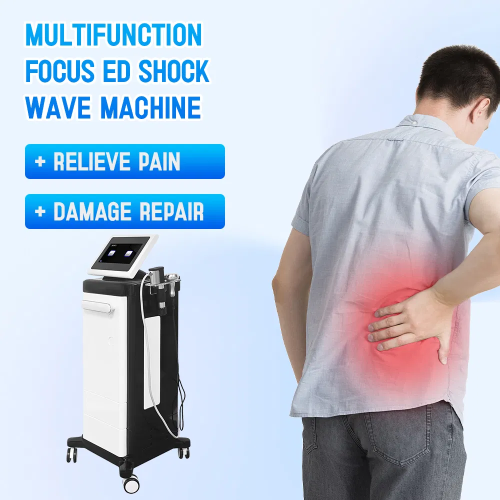 Eswt Shockwave ED Treatment Therapy Machine Tennis Elbow Shock Wave Physical Focused Shockwave Physical Therapy Equipment
