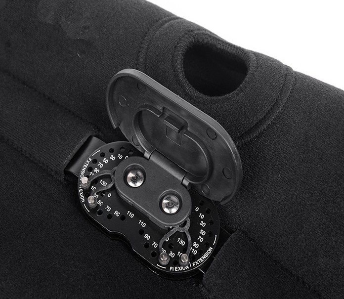 Flexible and Elastic Medical Hinged Knee Joint Fixation Adjustable Orthopedic Support