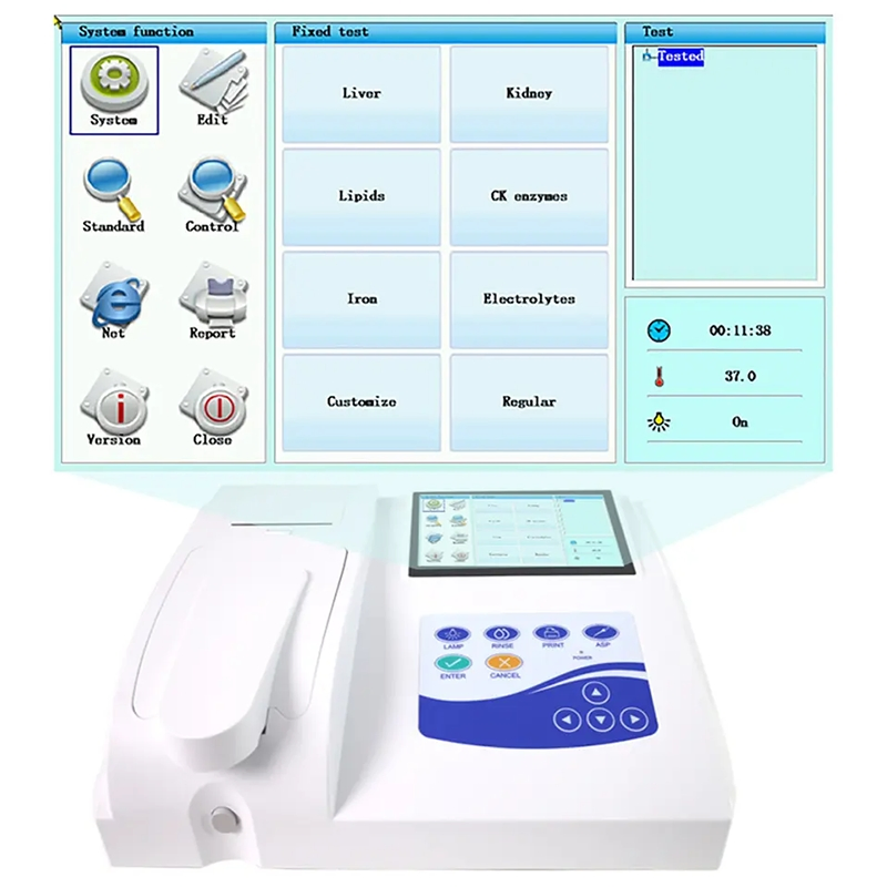 St-A02 Semi-Auto Biochemistry Analyzer Equipment Clinical Analysis Laboratory Biochemical
