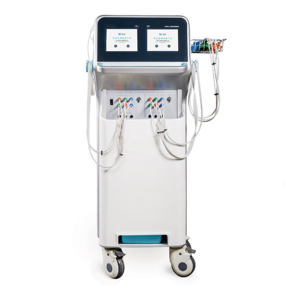 Multi-Function Medical Physiotherapy Equipment Home Device for Muscle Recovery, Dynamic Interference Current Therapy Device Used in Clinical Care