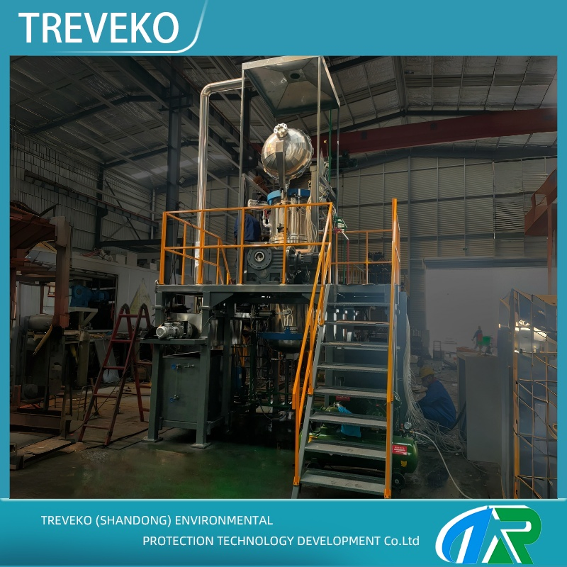 Compact Vertical Thermal Disinfection Shredding Equipment for Protective Gear and Medical Plastics