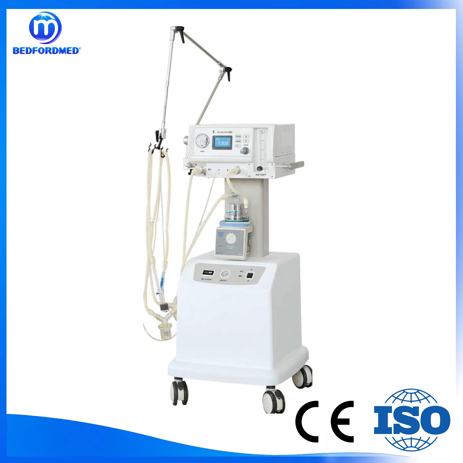 Hospital Instrument Medical Equipment Emergency Anesthesia Devices Ventilator System Nlf-200c