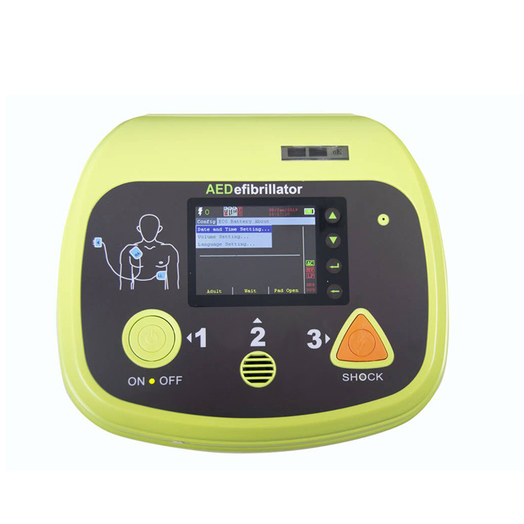 Emergency Ys-Aed7000p Medical Supplies First Aid Portable LCD Display Aed Defibrillator Medical Equipment