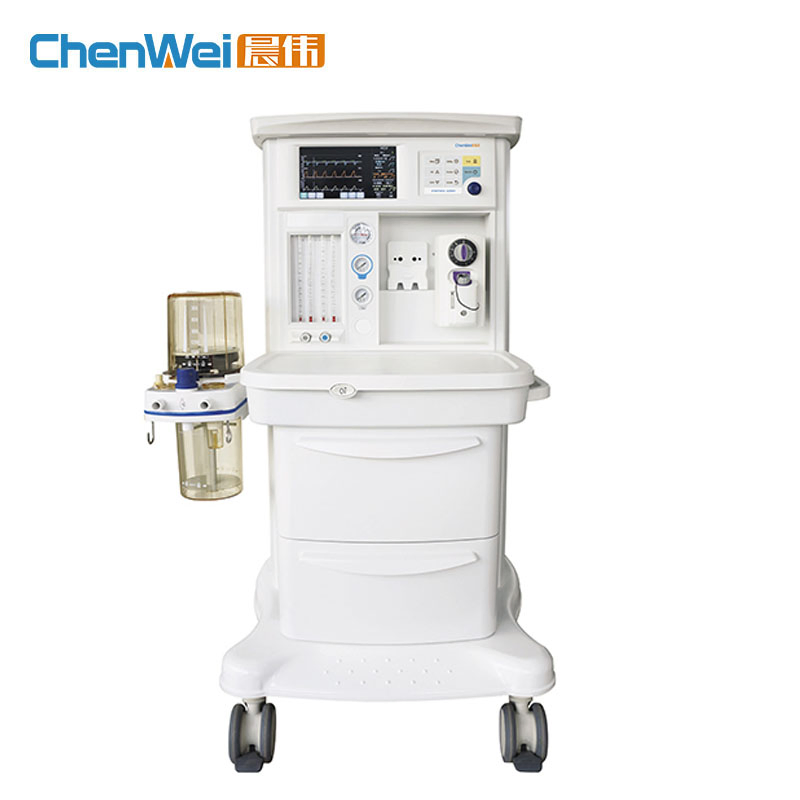 Hot Sale Anesthesia System of ICU &AMP Emergency Chenwei Cwm-201A Factory Supply Hospital Ventilator Medical Equipment