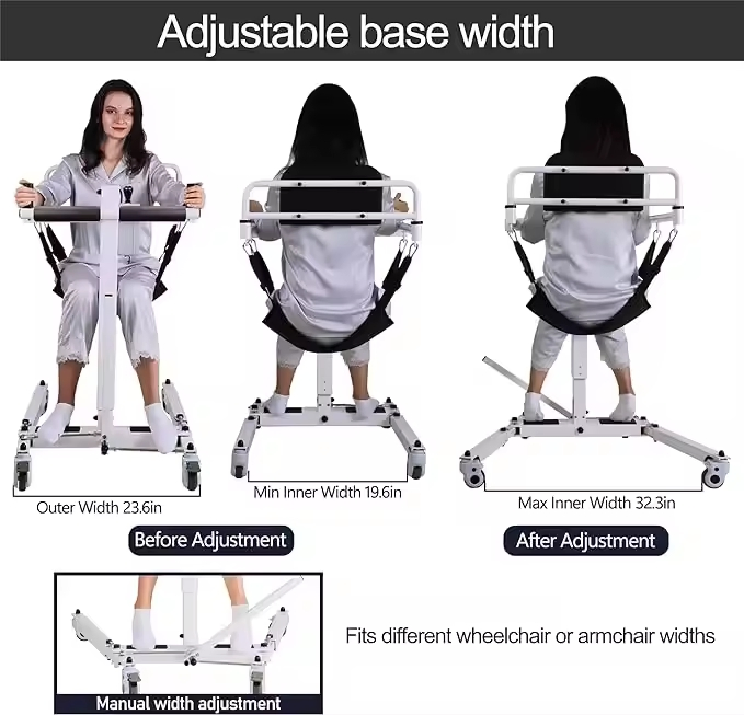 Disabled Lifting Aid with Quick-Fold Frame, Mobility Solution for Bedridden and Elderly