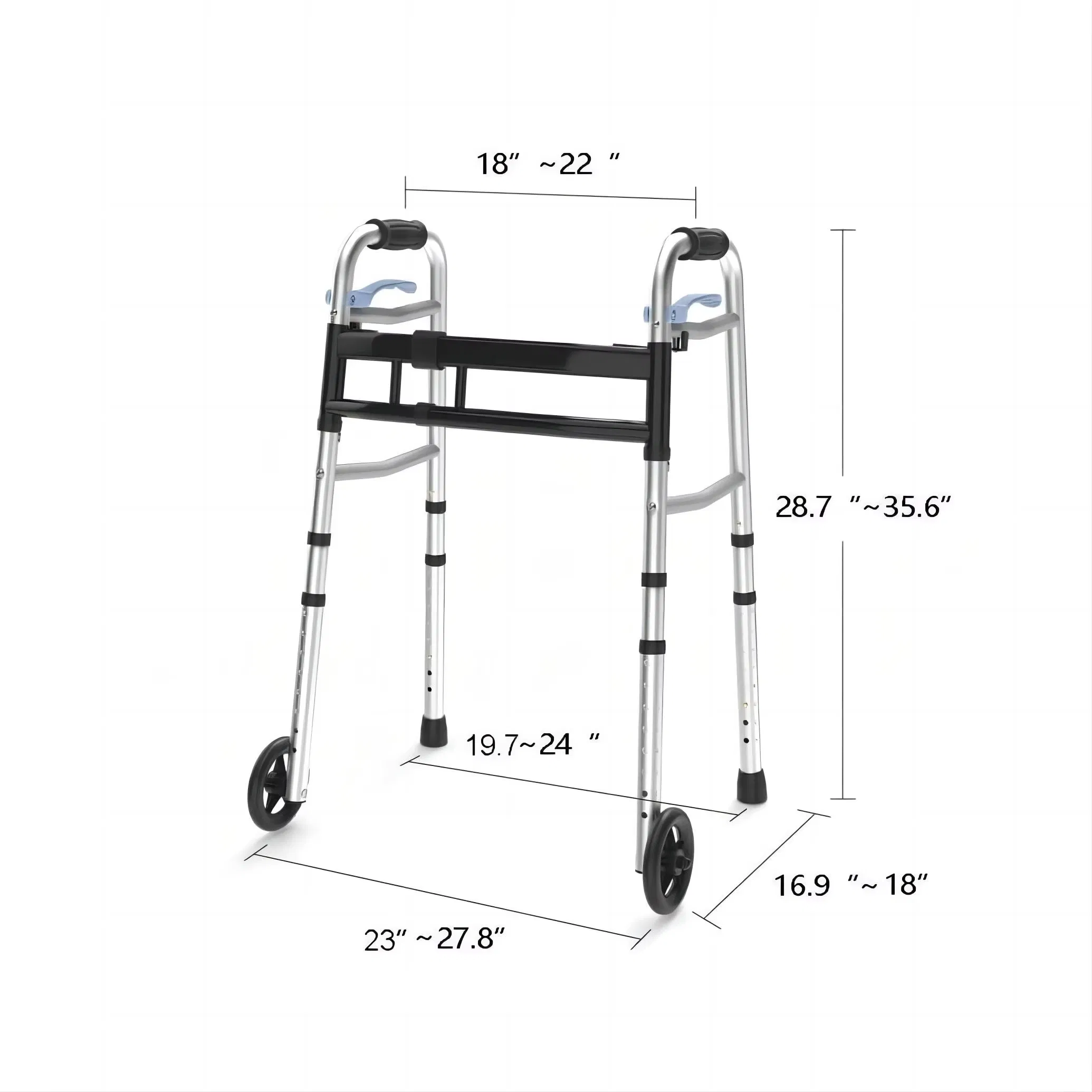 Senior Assist Walking Aid with Wheels for Improved Mobility