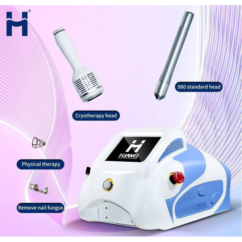 980nm Diode Laser Spider Vein Removal Machine Nail Fungus Removal Vascular Removal Physical Therapy Laser Beauty Equipment