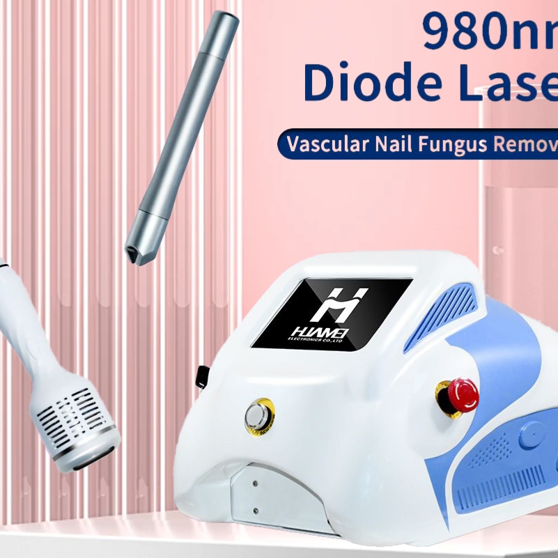 980nm Diode Laser Spider Vein Removal Machine Nail Fungus Removal Vascular Removal Physical Therapy Laser Beauty Equipment