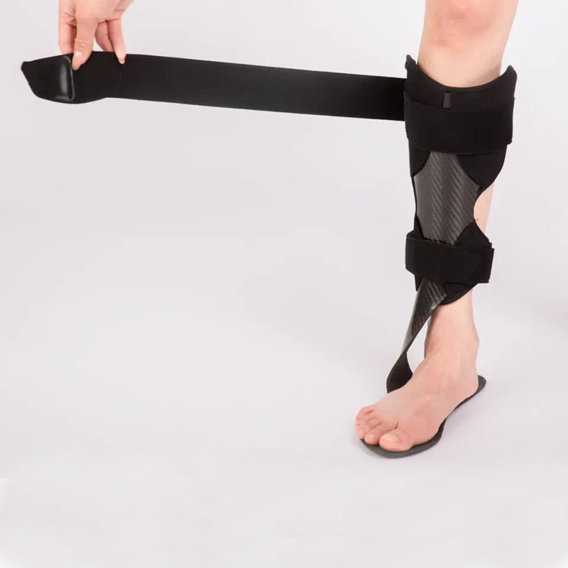 Medical Orthopedic Afo Carbon Fiber Ankle Foot Orthosis Brace Support