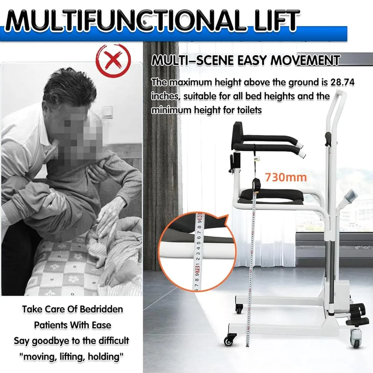 Home Nursing Mobility Aid for Aging Parents and Limited Movement Support