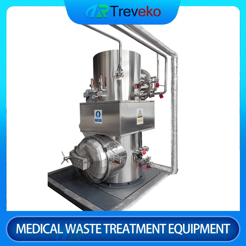 Emergency Backup Medical Waste Steam Sterilizer Equipment with Generator Option