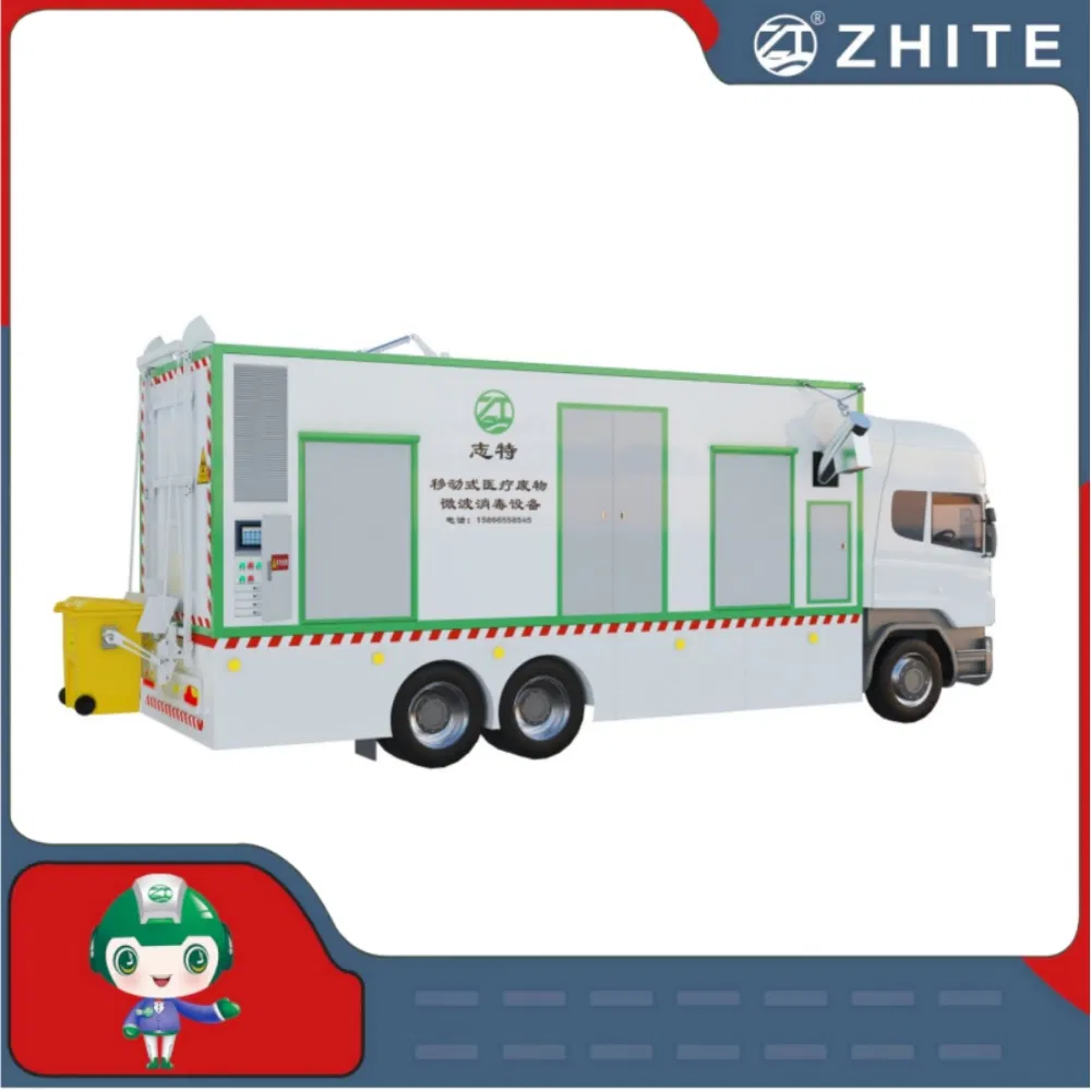 Medical Waste Treatment Equipment with Microwave Steam Sterilization for Hospital