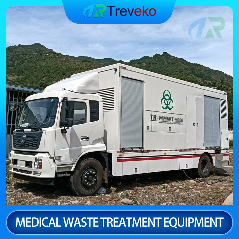 Emergency Mobile Medical Waste Processor Equipment for Surgical Sponges