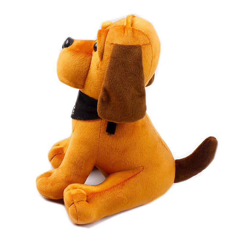 Customized 25cm Brown Soft Plush Toy Lovely Stuffed Animal Dog for Sale