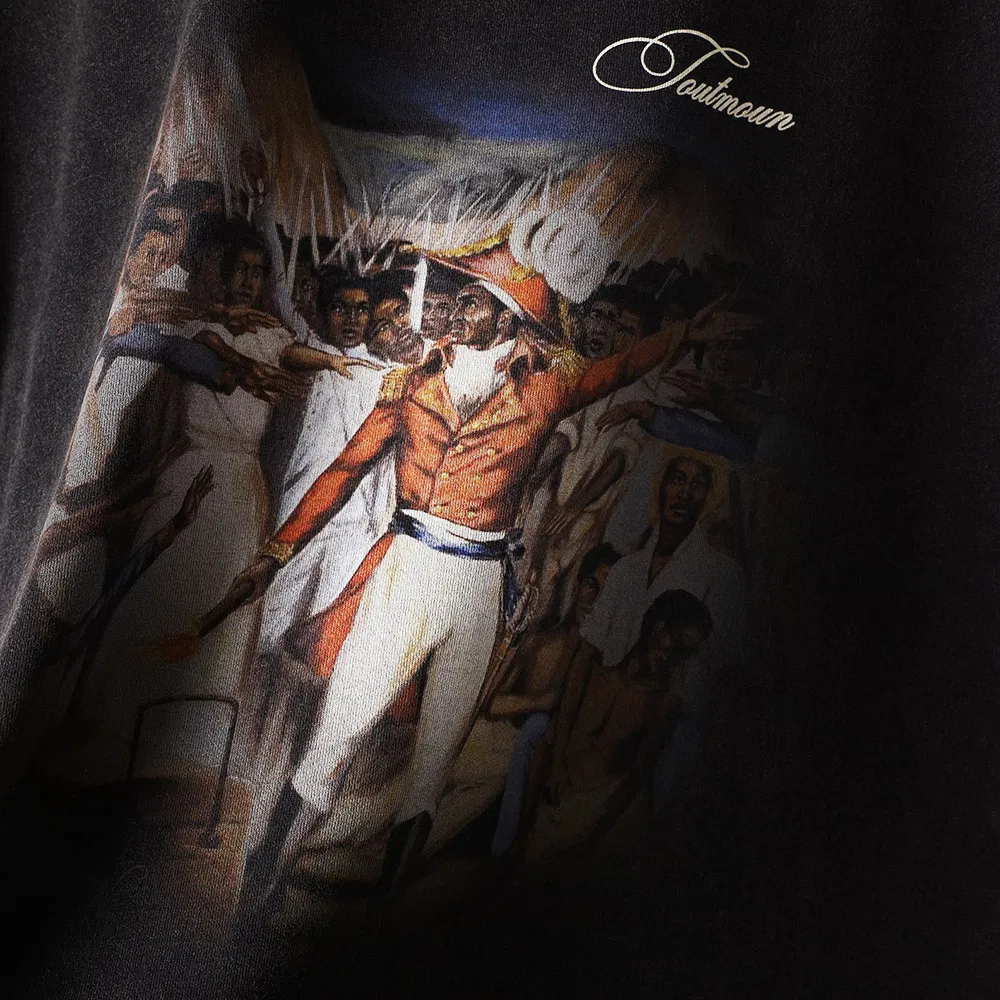 Custom Washed Organic Cotton T-Shirt - Heavyweight Tee for Streetwear Brands &amp; Private Label