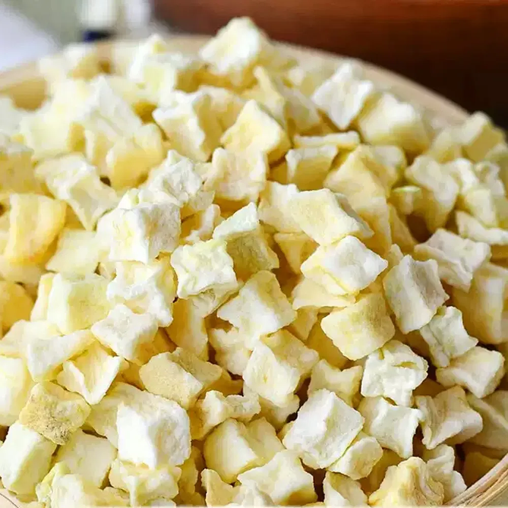 No Sugar Dried Apple Dice Air Dried Apple Cube Dehydrated Fruit Oat Companion Pet Snacks