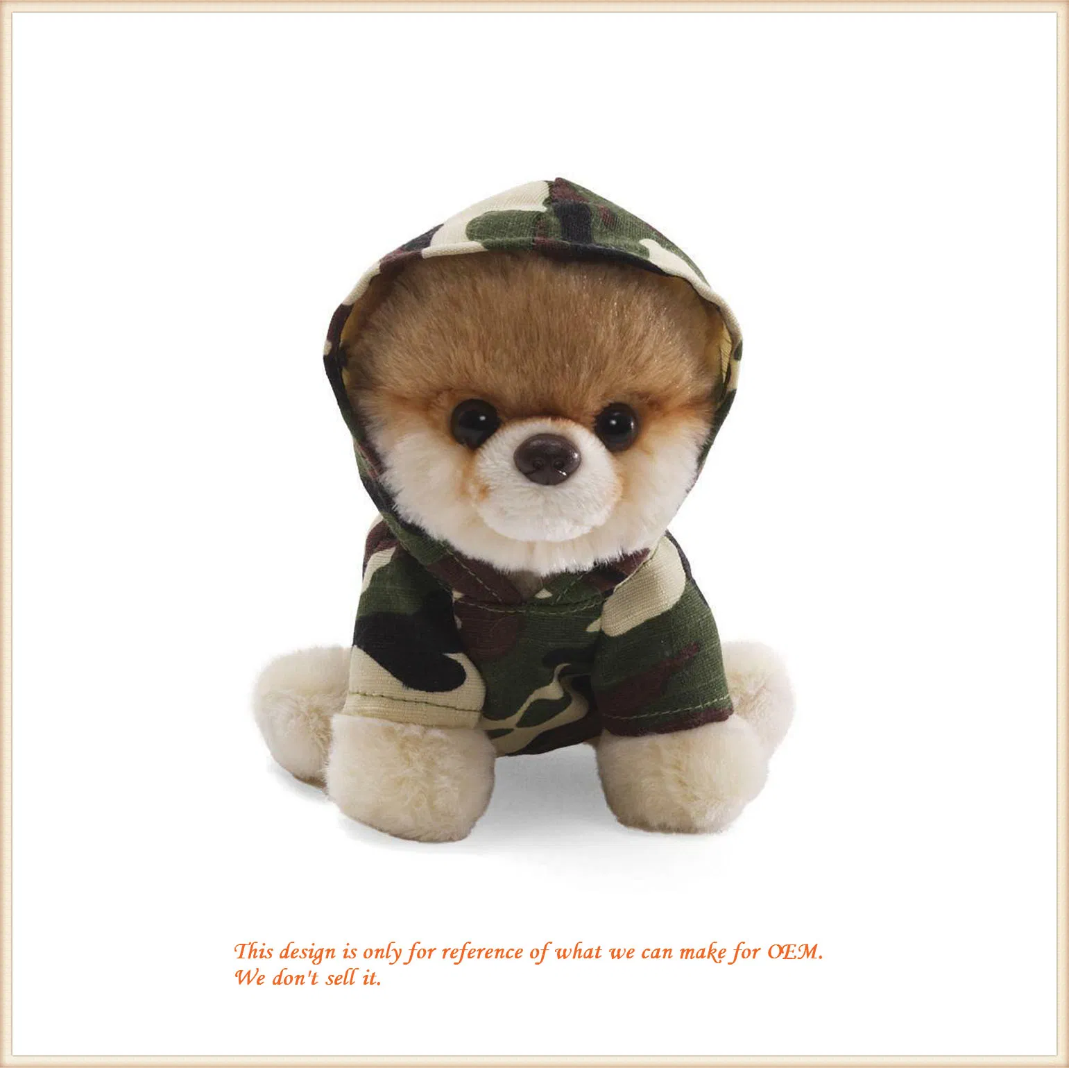 Plush Pleasant Puppy Dog with Jacket Hot Selling