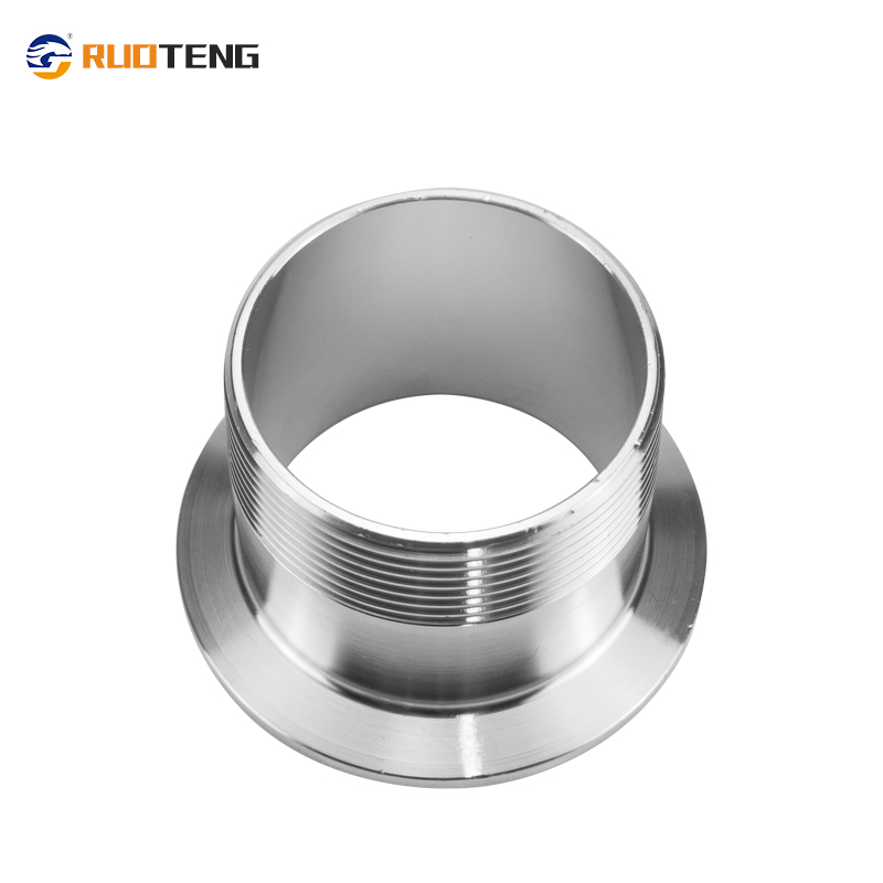 [Ruoteng] Quick Packed Food Grade Polished Joint Male Ferrule 304 Stainless Steel Sleeve Joint External Thread Joint