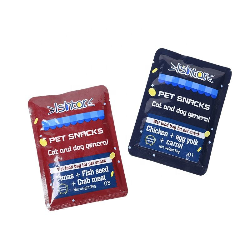 New Product Seafood Bag of Wet Cat Food Cat Wet Food 10o% Meat Grain Free Pet Food Wholesale Cat Treat Stick