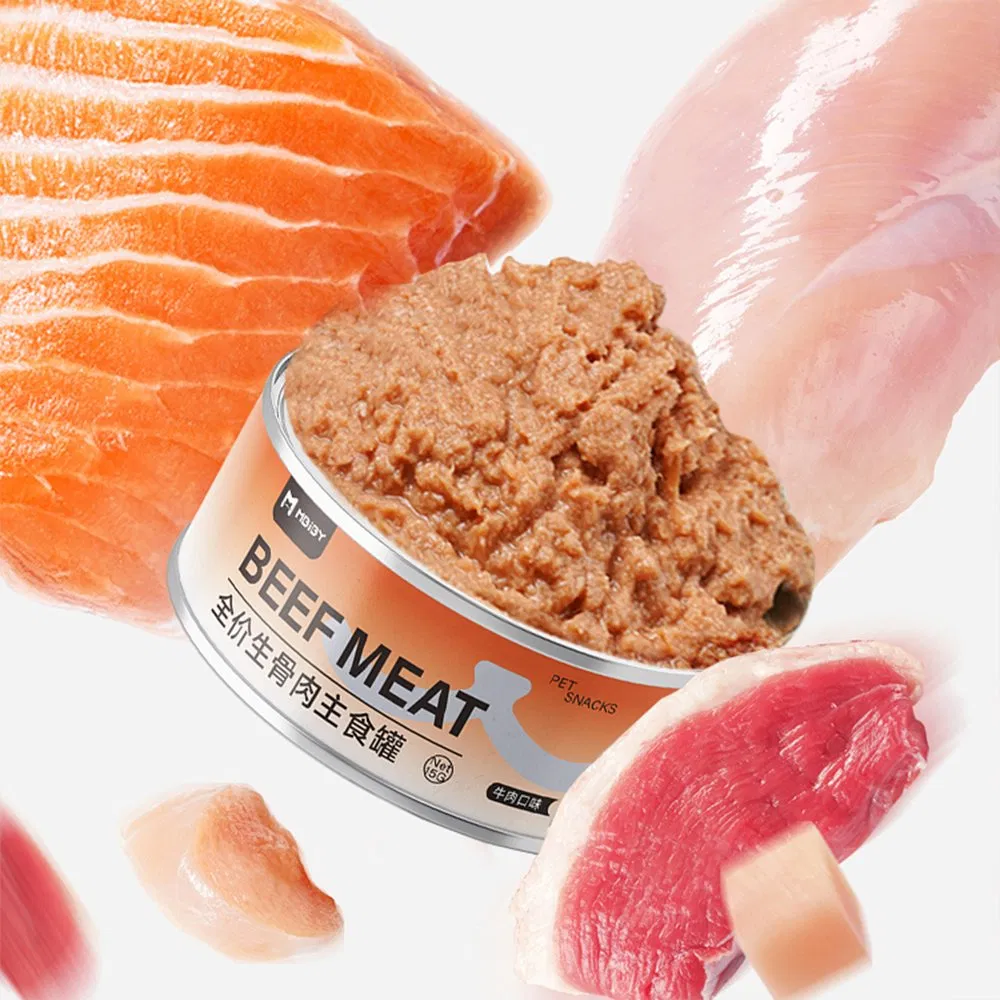 Chicken/Beef/Salmon Mousse Complete Wet Food Pet Food Dog Wet Food Cat Wet Food Canned Food