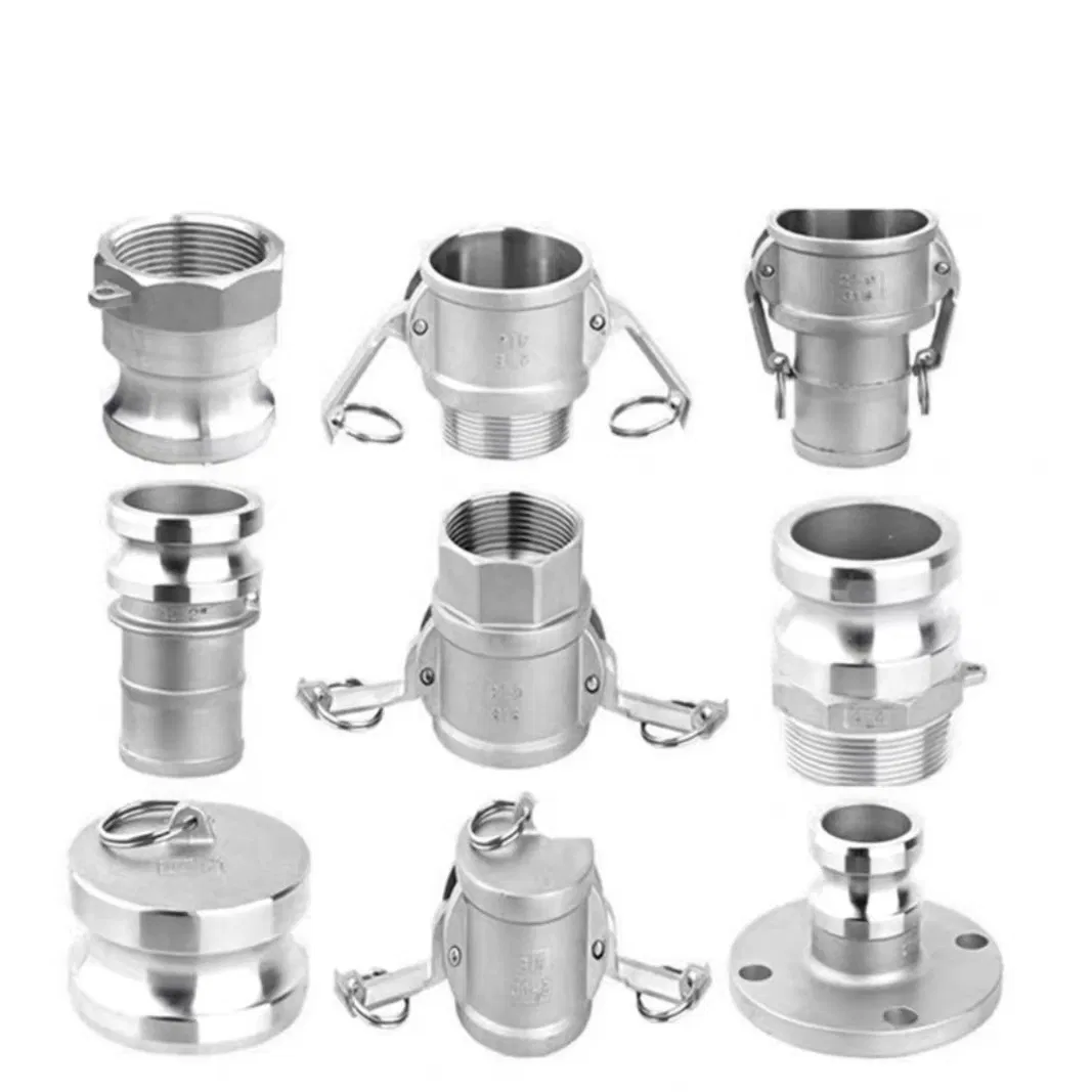 Brass Lever Type Quick Joint for Sanitary Pipeline Food Grade Fluid Connection Accessories